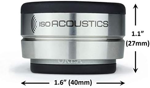 IsoAcoustics Orea-Serie mit Isolatoren für HiFi-Komponenten OREA Graphite – 1,8 kg max./Stück Graphi