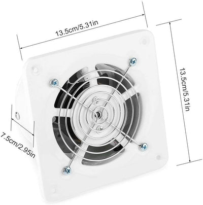 4 Zoll Home Lüftung Wand Montiert Abluftventilator Super Silent Home Badezimmer Küche Garage Air Ven