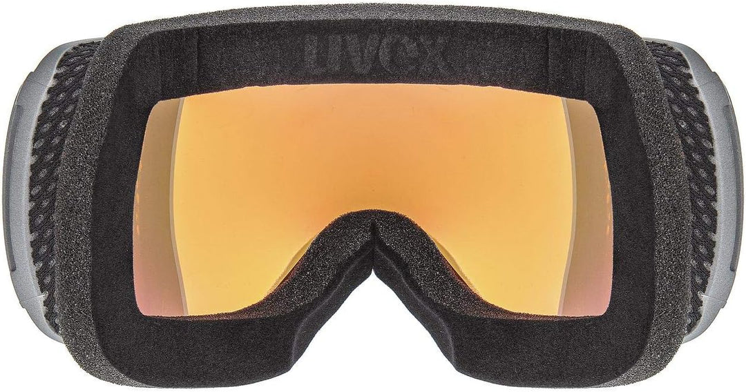 uvex Unisex Downhill 2100 Cv Skibrille (1er Pack) Einheitsgrösse rhino/orange-orange, Einheitsgrösse