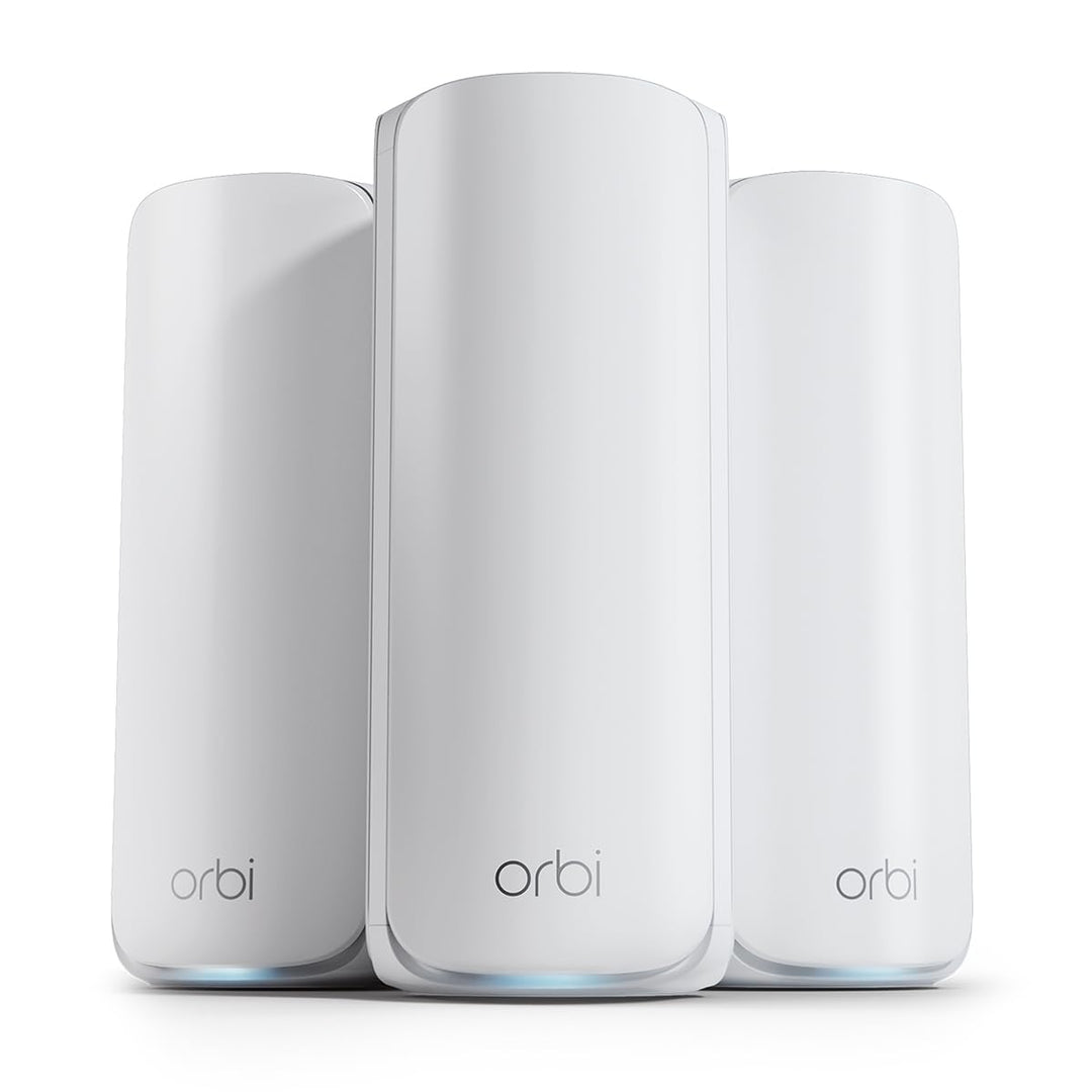 NETGEAR Orbi 870 Serie Tri-Band WiFi 7 Mesh-System (RBE873) – Router + 2 Satellit-Repeater, Sicherhe