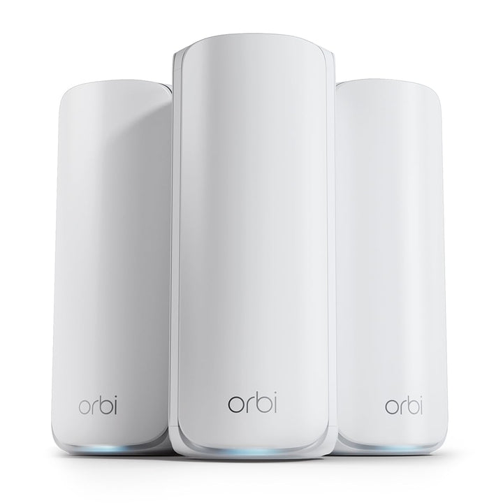 NETGEAR Orbi 870 Serie Tri-Band WiFi 7 Mesh-System (RBE873) – Router + 2 Satellit-Repeater, Sicherhe