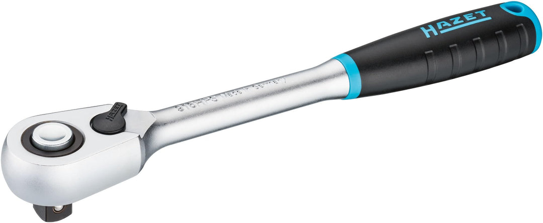 HAZET HiPer Feinzahn-Umschaltknarre 916HPS Vierkant 12,5 mm (1/2 Zoll) 1/2 Zoll Sicherheitsverriegel