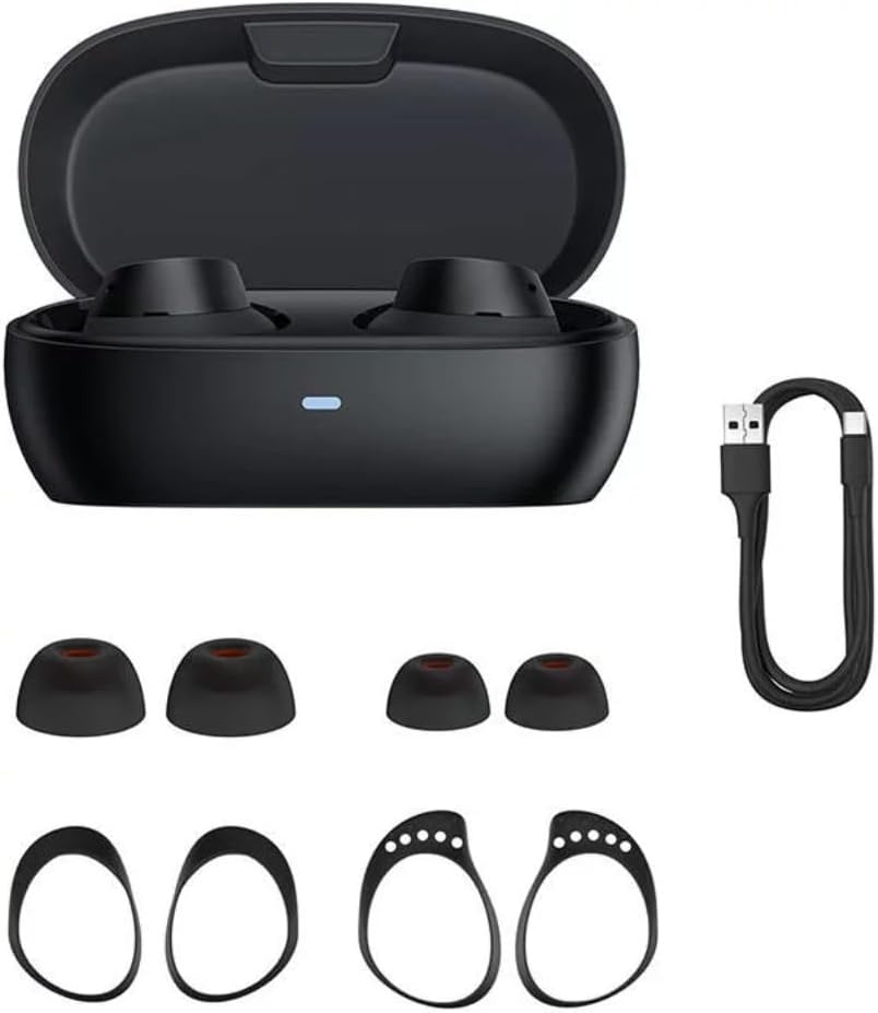 Earphones TWS Baseus Bowie MA20, ANC (Black)