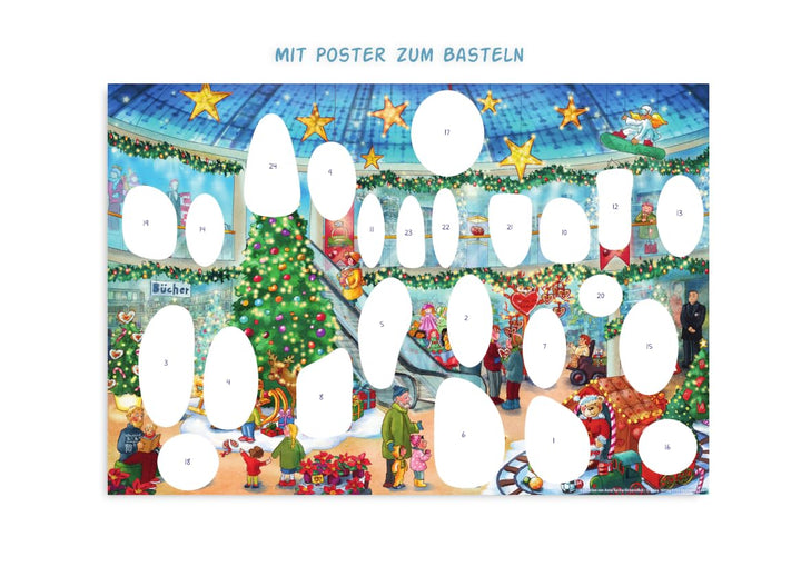 Advent, Advent, ein Gauner rennt: Ein Krimi-Adventskalender zum Vor- und Selberlesen (Adventskalende