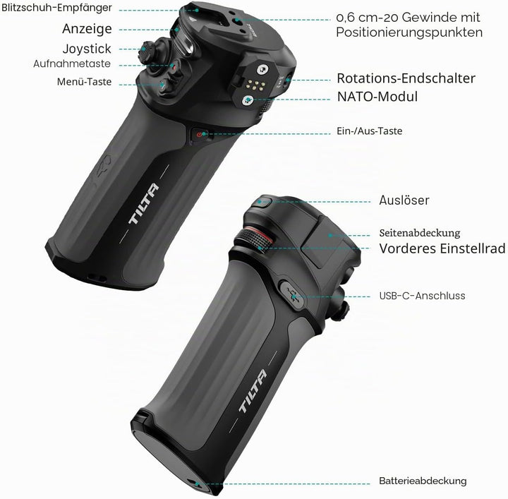 Tilta Nucleus Nano II Wireless Lens Control System | Wireless Zoom, Focus, Aperture Control | Follow