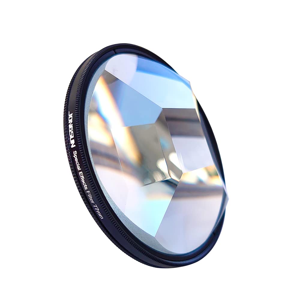 JONGSUN Vier-Prisma Spezialeffektfilter 77mm FX Glas Blendung Widescreen Film Anamorphotische DSLR F