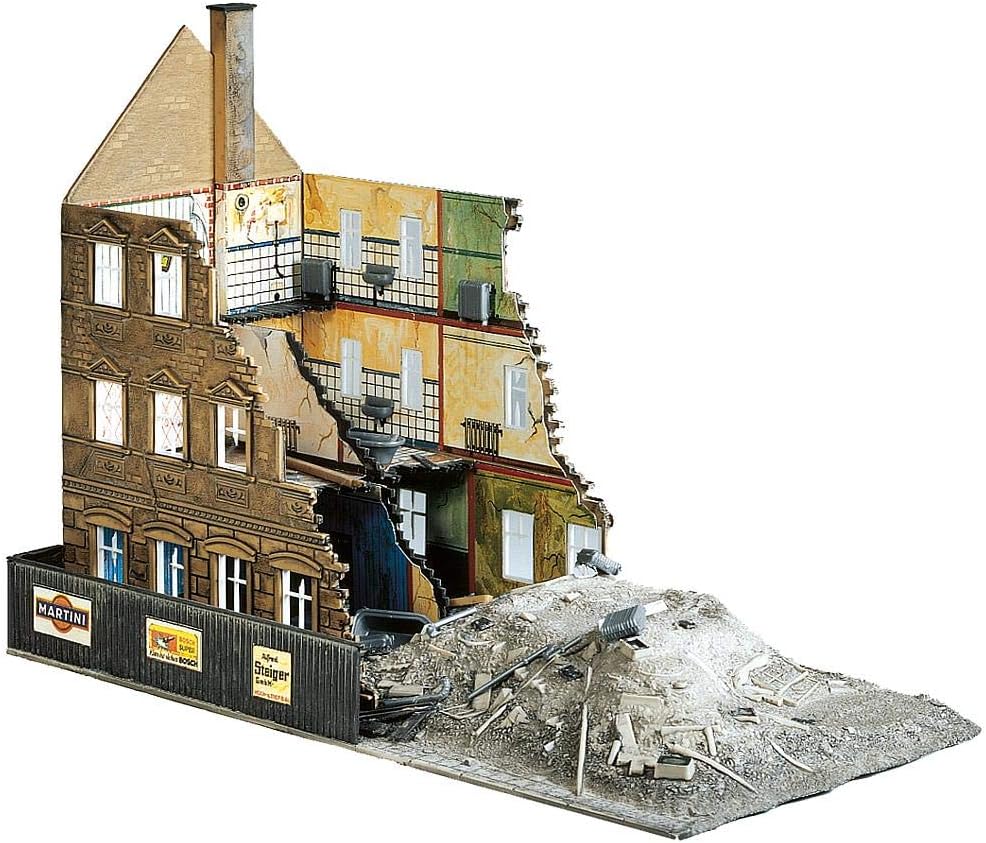FALLER 130466 - Abbruchhaus mit Bagger