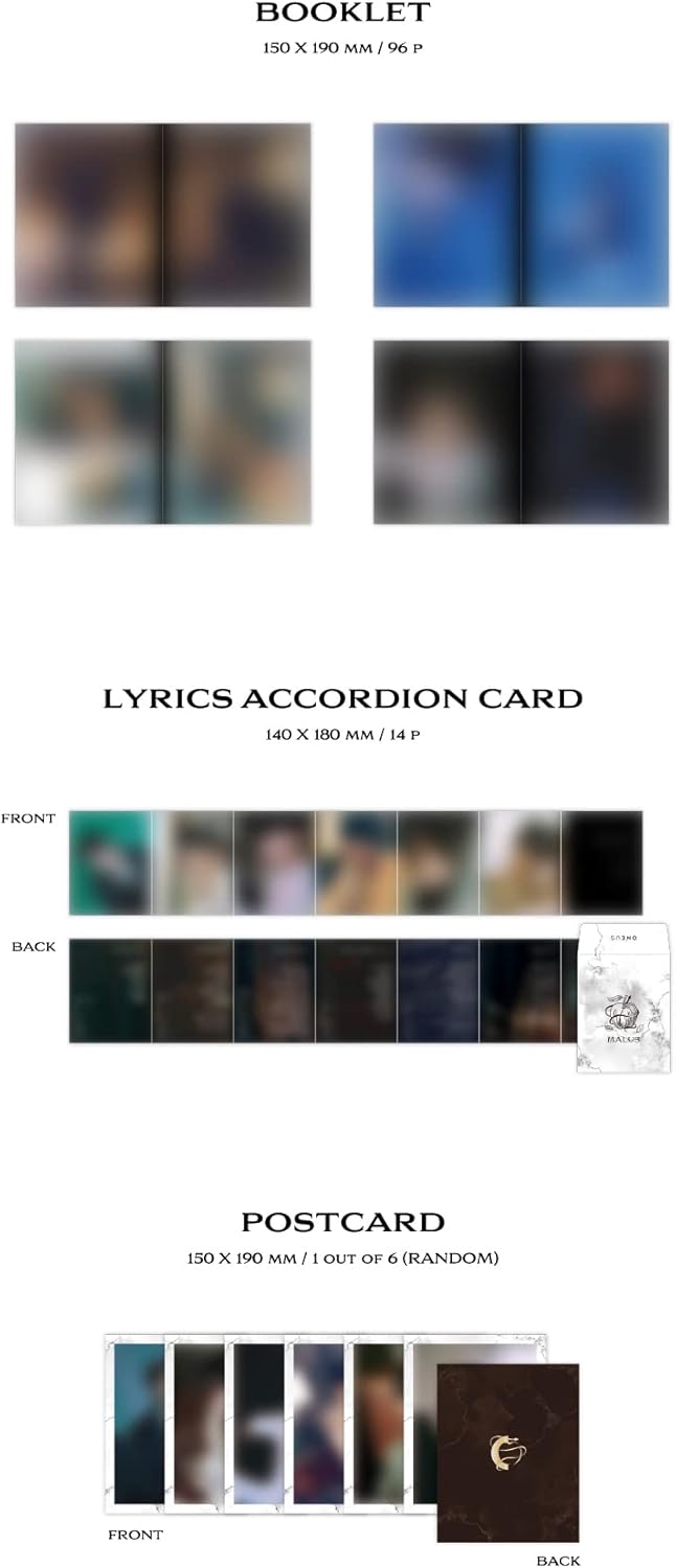 Dreamus ONEUS - MALUS 8th Mini Album+Folded Poster, (DUK1477)