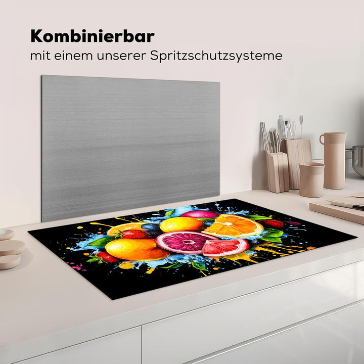 Herdabdeckplatte 90x52 cm Einteilig Abdeckplatten Cerankochfeld Abdeckung Ceranfeld Herdplattenabdec