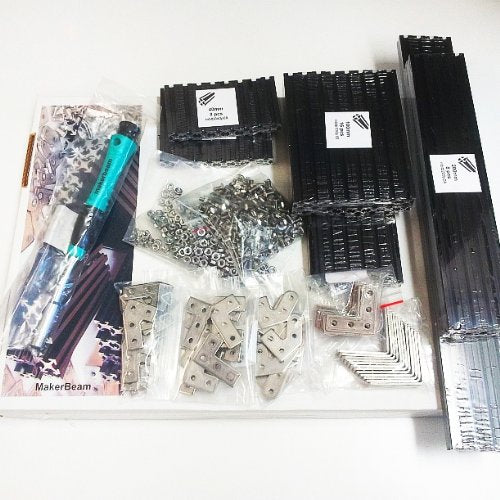 Starter-Kit Stangenprofil Makerbeam 10x10, schwarz