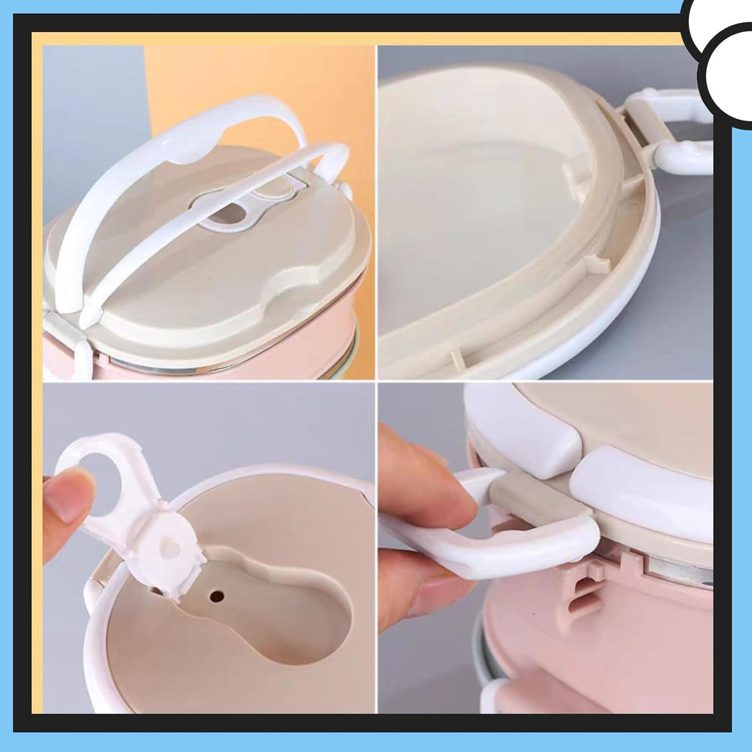 Lunchbox, Thermoisolierte Salatsuppe Warme Speisen Lunchboxen, Auslaufsichere Thermoskanne für warme