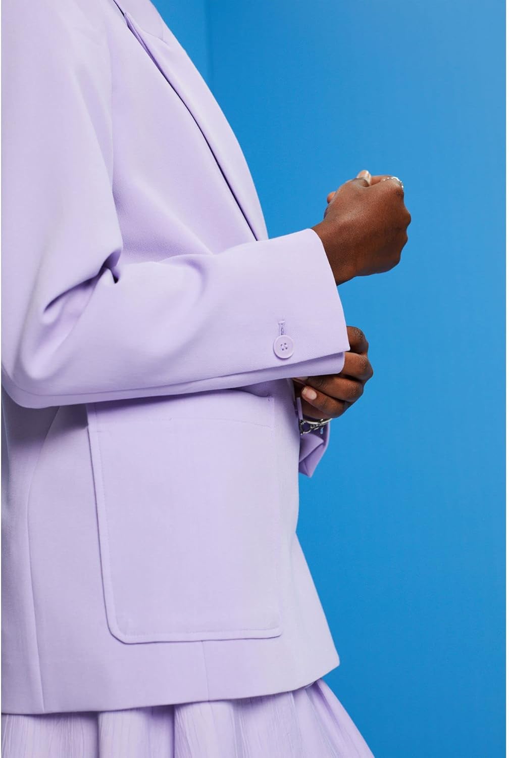 ESPRIT Damen Blazer 34 570/Lavender, 34 570/Lavender