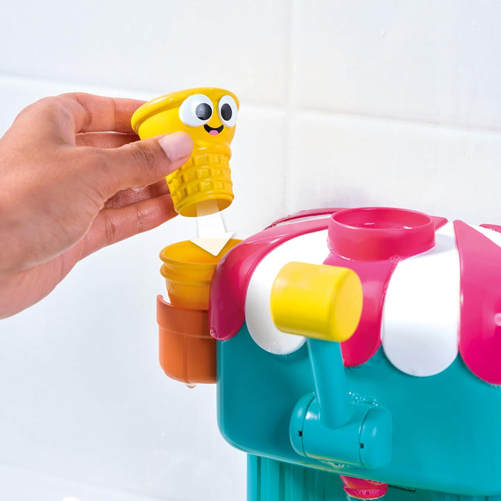 Toomies Deluxe Schaumeismaschine Badewannenspielzeug, Wandmontiertes Schaumbad Spielzeug für Kinder,