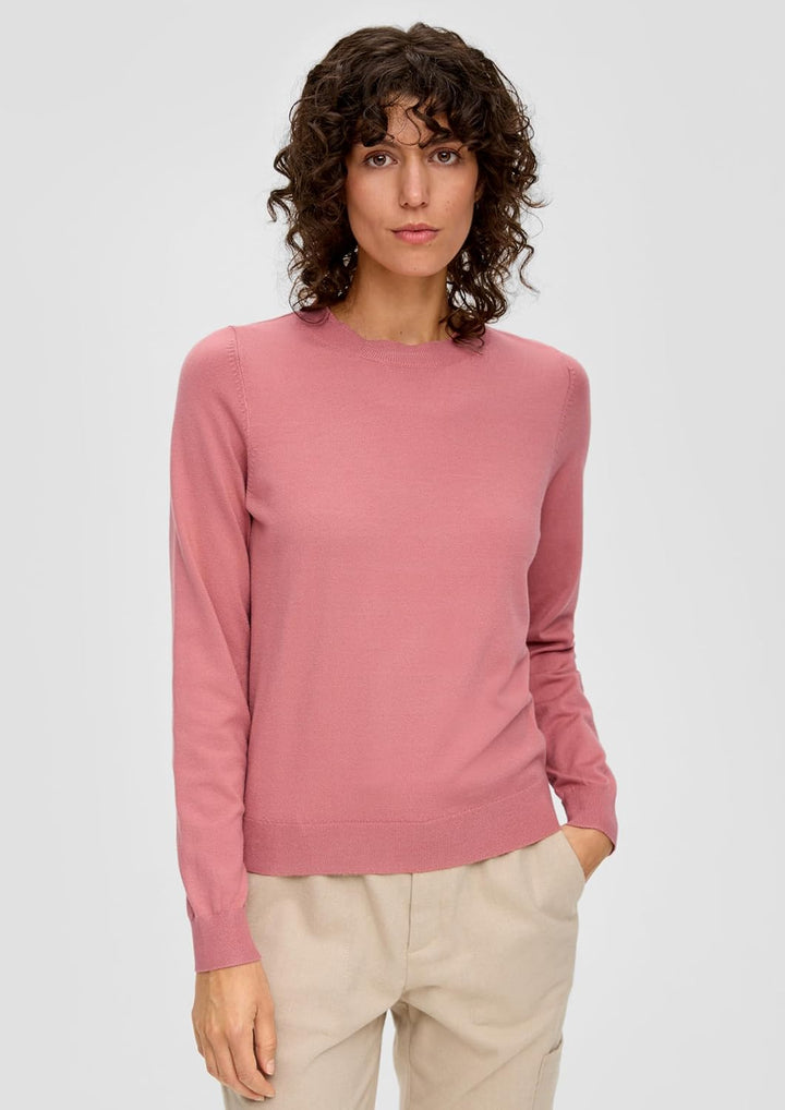 s.Oliver Damen Pullover, 46 Orange