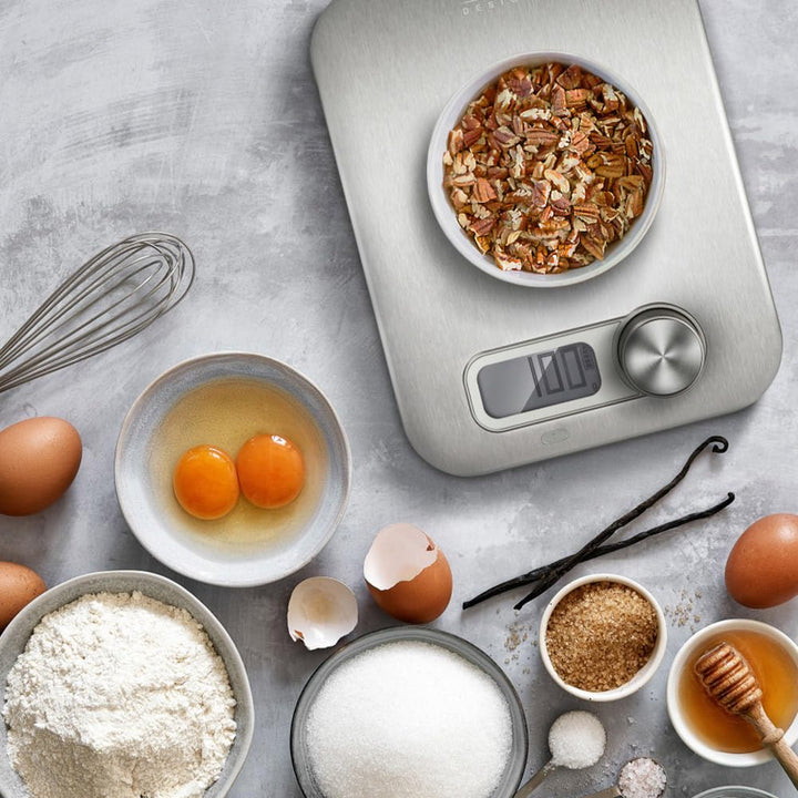 CASO Kitchen Energy Design Küchenwaage, Testsieger Haus & Garten Test, batterielose Nutzung durch ki