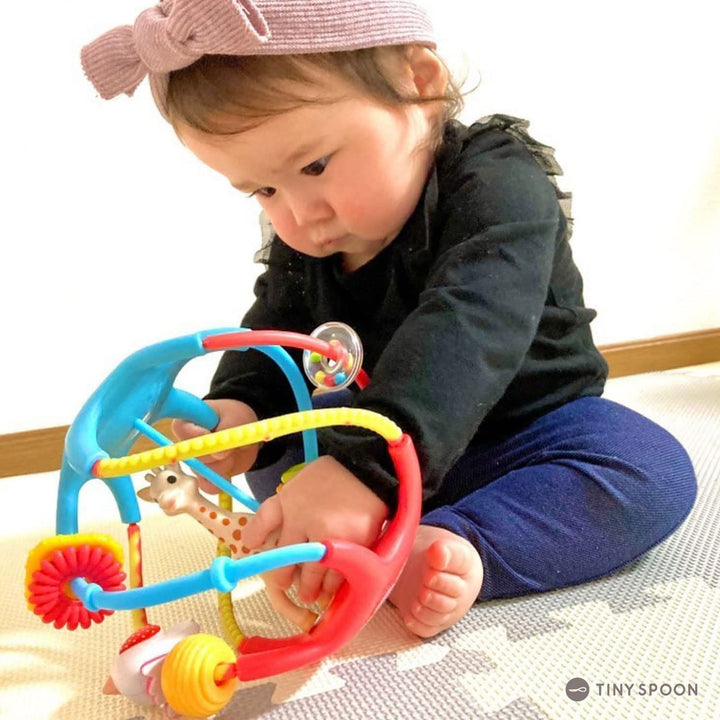 Sophie la Girafe – Fresh Touch – Frühes Lernspiel – Twistin'ball Ball Einzelbett, Einzelbett