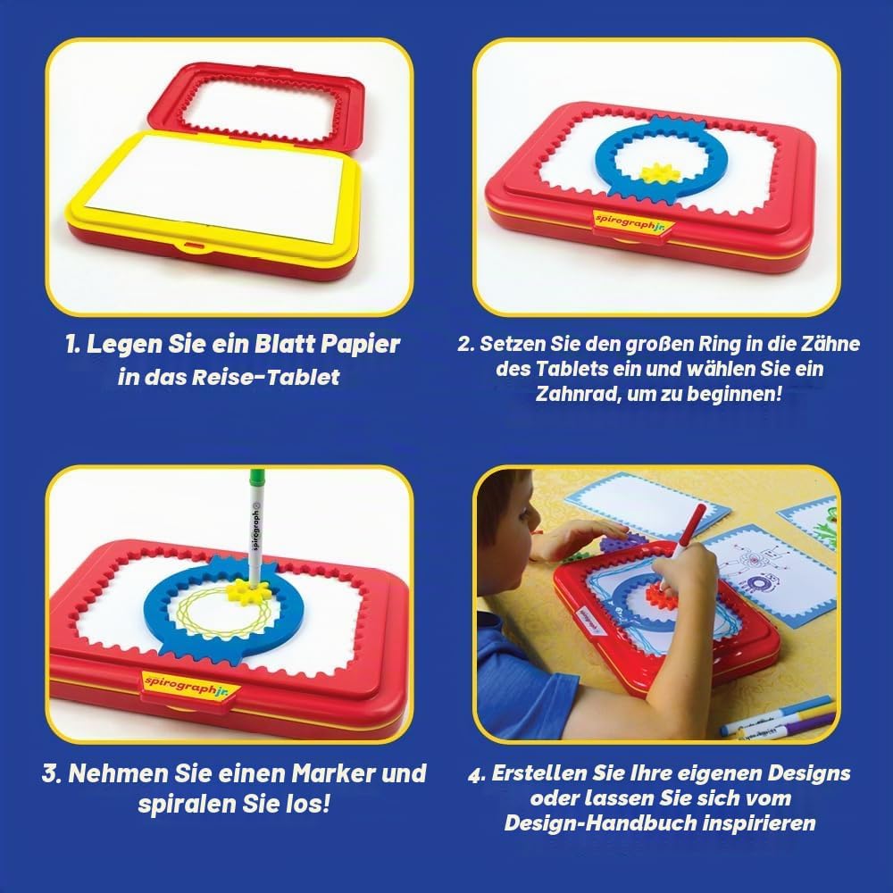 Spirograph Jr., Mehrfarbig, Assorted Original, Original