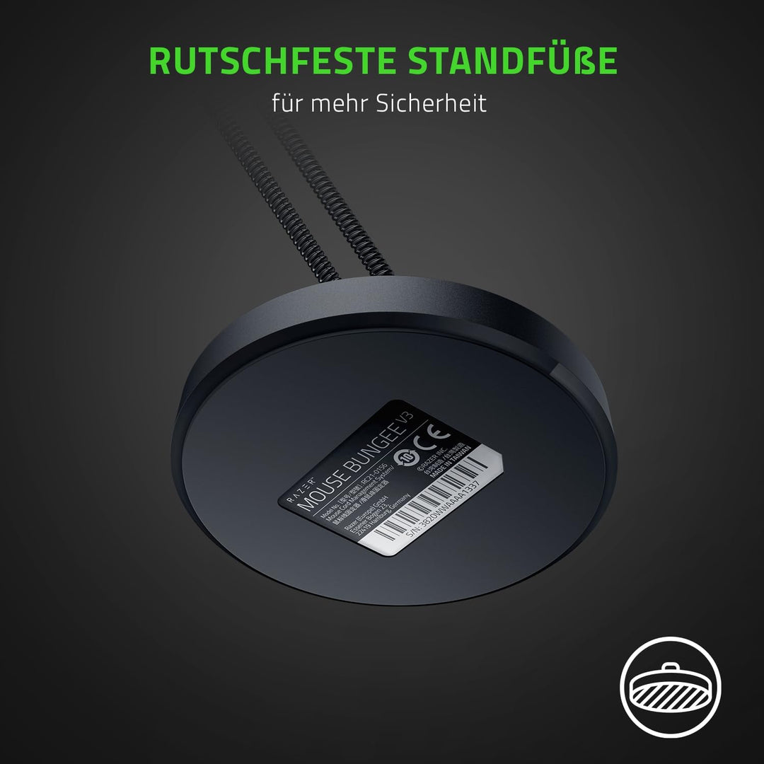 Razer Mouse Bungee V3 - Mauskabel-Managementsystem ohne Widerstand (Federarm mit Kabel-Clip, schwere
