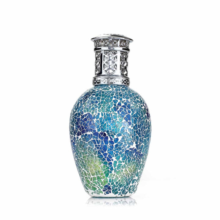 Duftlampe 'Mosaic Meadow' rund/blau 18cm