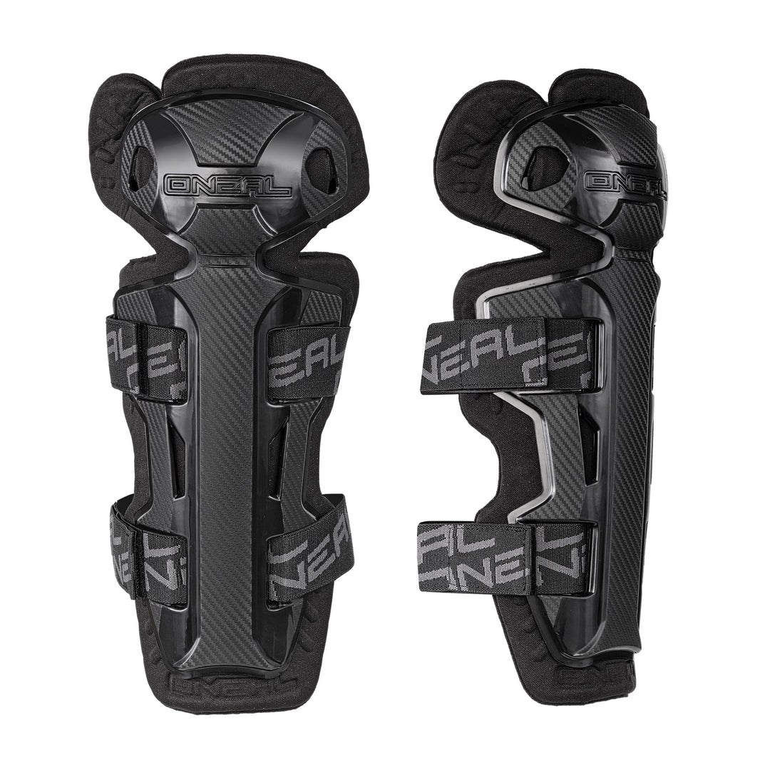 O'Neal 0251E-107 Pro II RL Knie Protektor Carbon Optik Schienbein MX MTB DH BMX Schutz, schwarz Einh