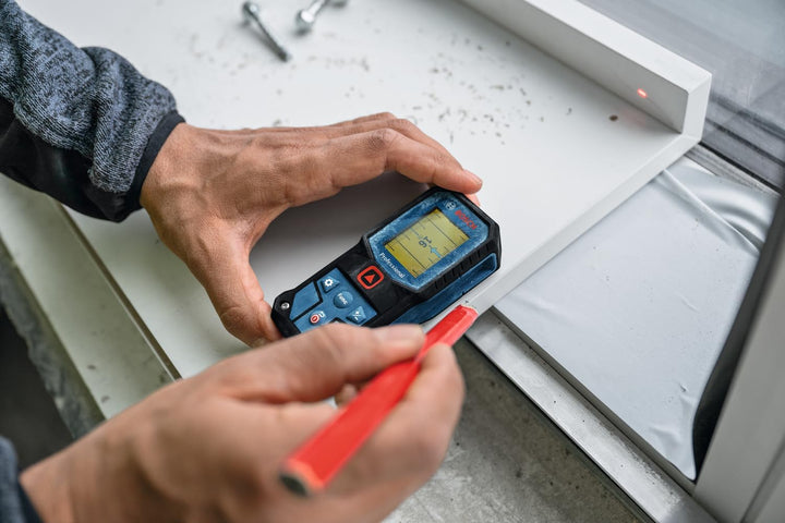 Bosch Professional Laser-Entfernungsmesser GLM 40-31 (IP 65, stossdämpfendes Gehäuse, 7 Messmodi, au