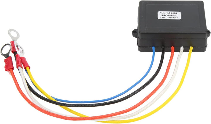 BOROCO Wireless Elektrische Seilwinde Motorwinde Controller, 75 Fuss Reichweite 12 V 24 V hohe Empfi