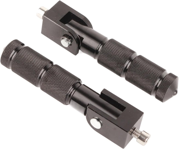 Fussrasten Pedale Auflager Motorrad Fussstütze Pedal 2St. Aluminium Pedale für Motorrad Elektroauto