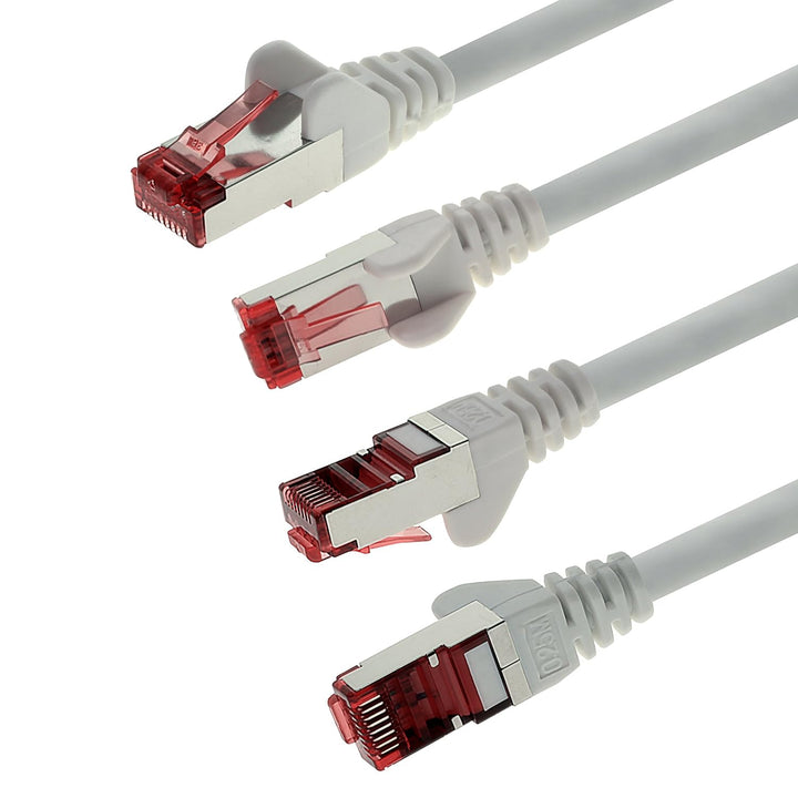 Netzwerkkabel Cat 6 (10m - 10 Farben) Ethernetkabel Cat Kabel Lankabel Cat6 (SFTP PIMF) doppelt gesc