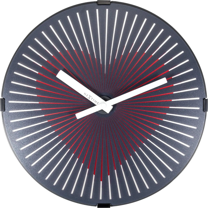 NeXtime Red 3221 Motion Heart, Metall und Kunststoff, Schwarz, 0 cm, 30 x 7 x 30 cm