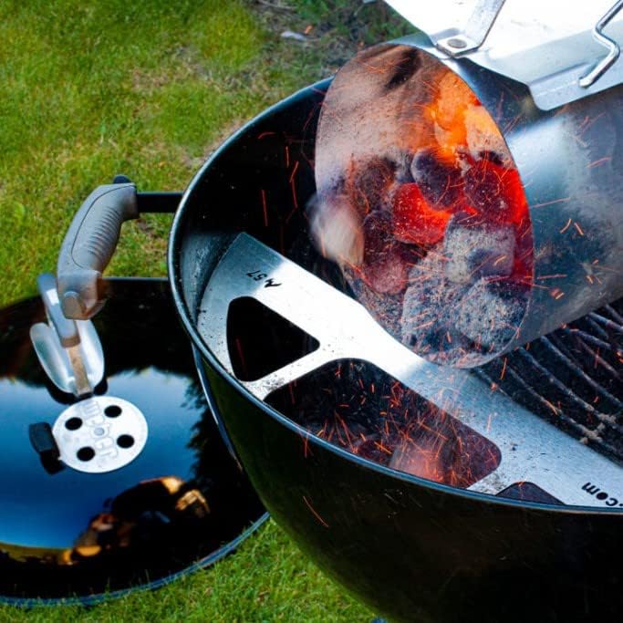 Kugelsmoker für 67cm Weber Kugelgrills - Mach einen Smoker aus deinem Kugelgrill - Edelstahl - Ø 67c