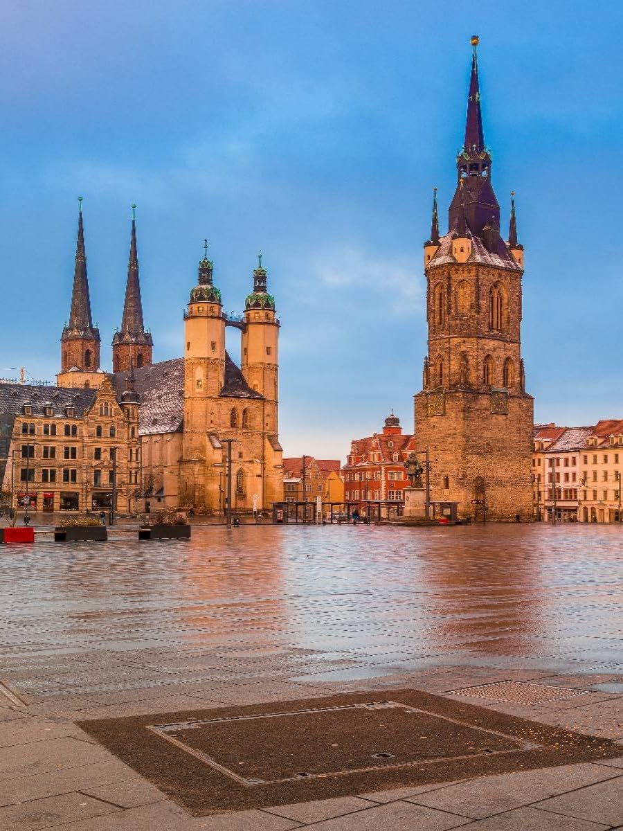 CALVENDO Puzzle Halle am Morgen 1000 Teile Lege-Grösse 48 x 64 cm Foto-Puzzle Bild von Martin Wasile