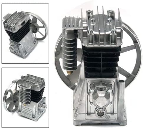 Luftkompressorpumpen Motorkopf Mit SchalldäMpfer ZweizylinderöLgeschmierter Kolben Zylinder Luftkomp
