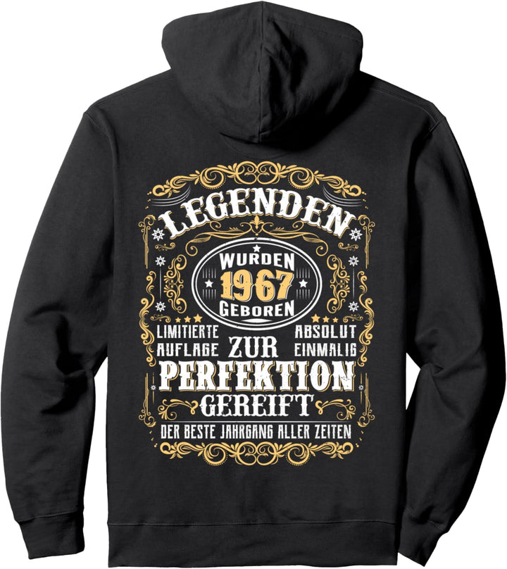 1967 Legenden Wurden 1967 Geboren Geburtstag Jahrgang 1967 Pullover Hoodie