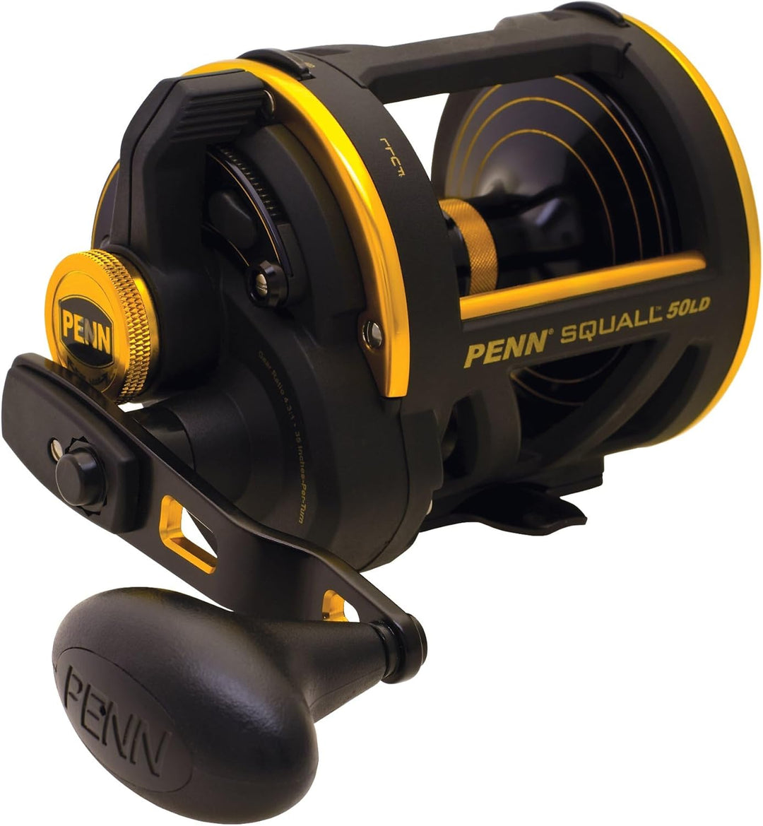 PENN Squall Level Wind Multirolle für Salzwasser Boots- oder Kajakangeln Sql40ldlh, Sql40ldlh