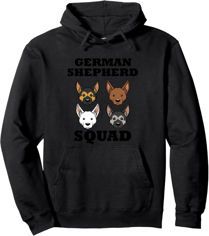 Schäferhund Team Spruch Squad Hundehalter Pullover Hoodie