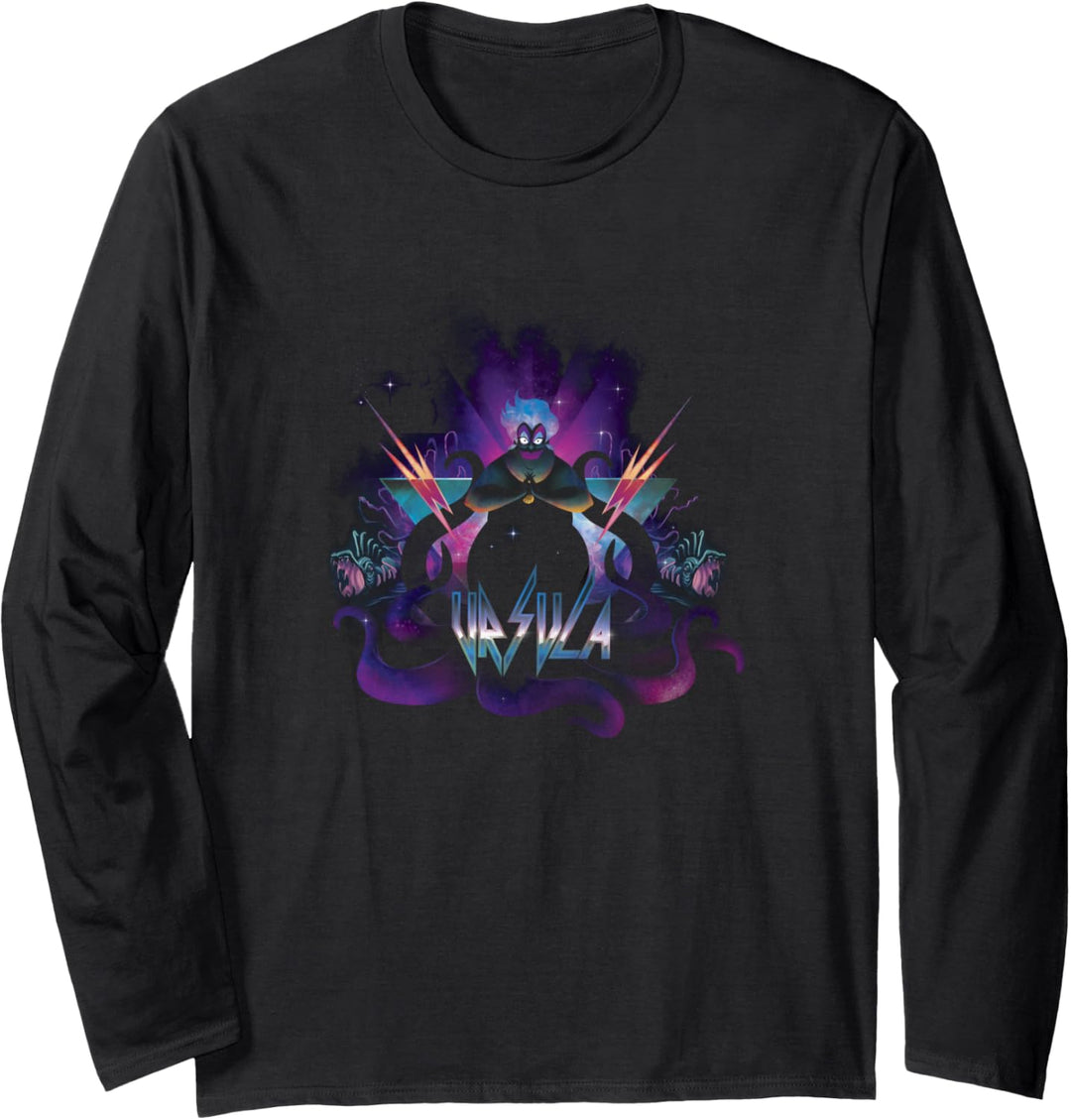 Disney Villains Ursula 80's Style Portrait Langarmshirt