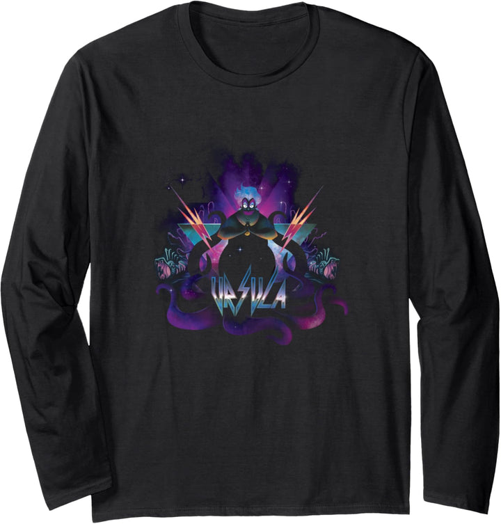 Disney Villains Ursula 80's Style Portrait Langarmshirt