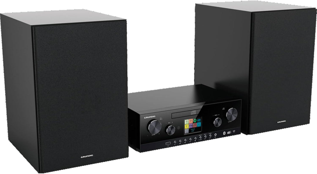 Grundig GHF1030 CMS 5000 BT DAB+ Web Micro HiFi-Anlage (2 x 50 Watt Ausgangsleistung (Digital Audio
