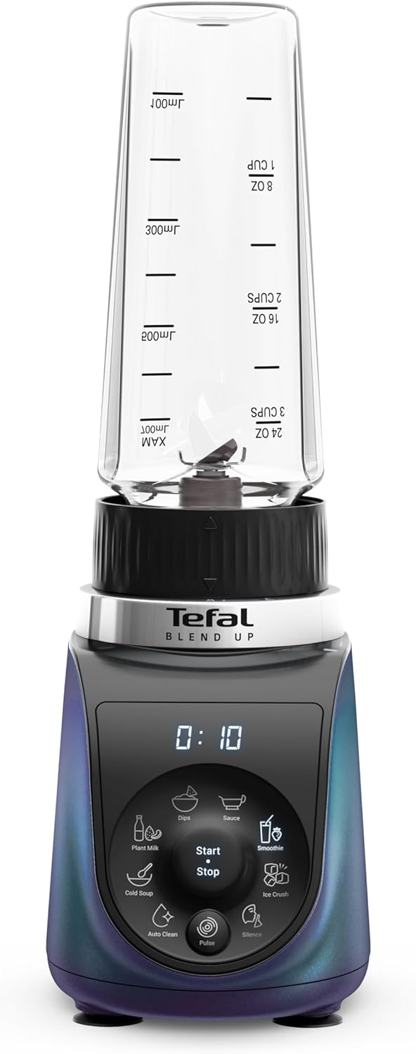 Tefal Blend Up Mini-Mixer, 8 automatische Programme, Pulsfunktion, abnehmbare Powelix-Klingen, inkl.