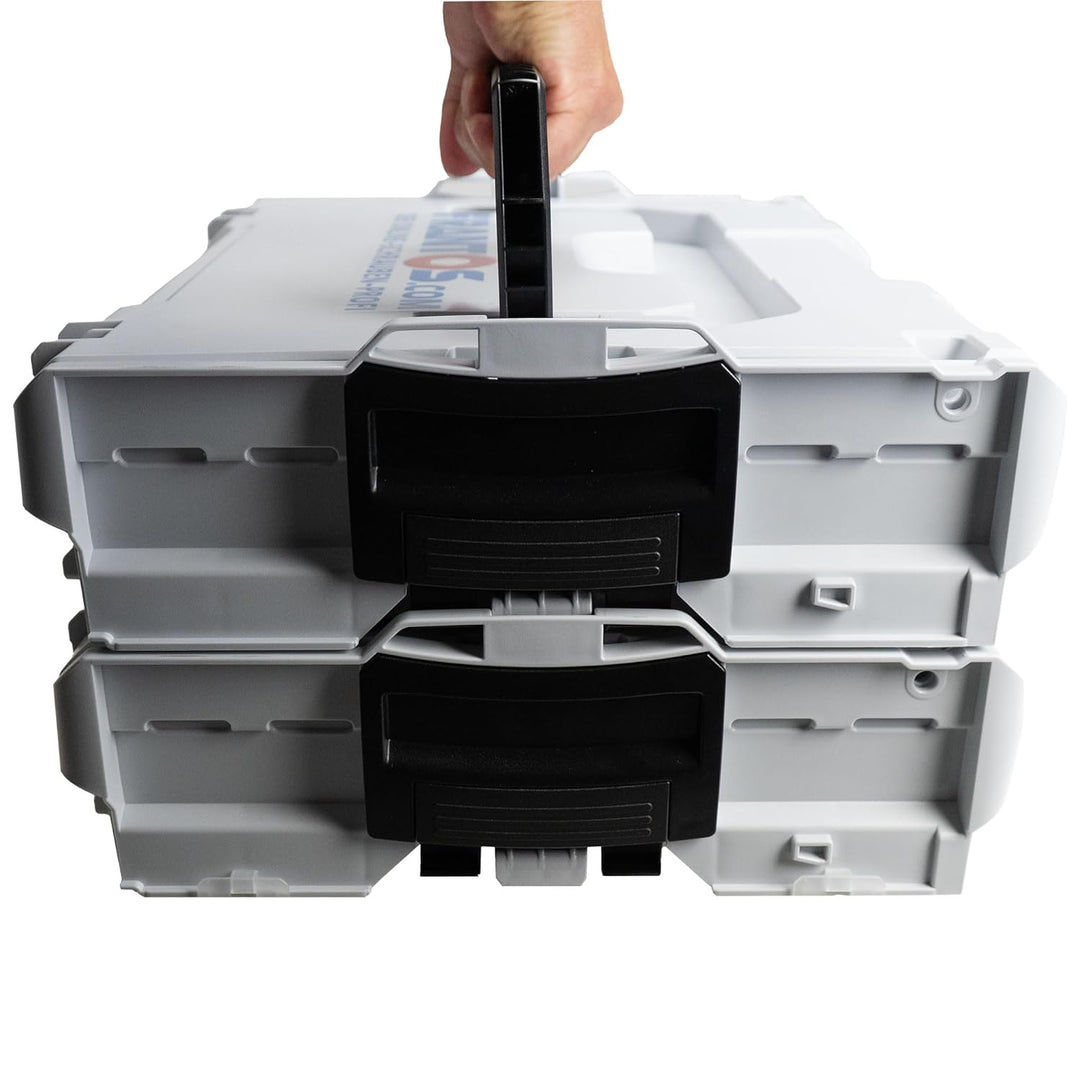 FRANTOS L-BOXX Sortimentskoffer (mit Deckeldichtung und Insetboxenset) für Schrauben, Muttern und Sc