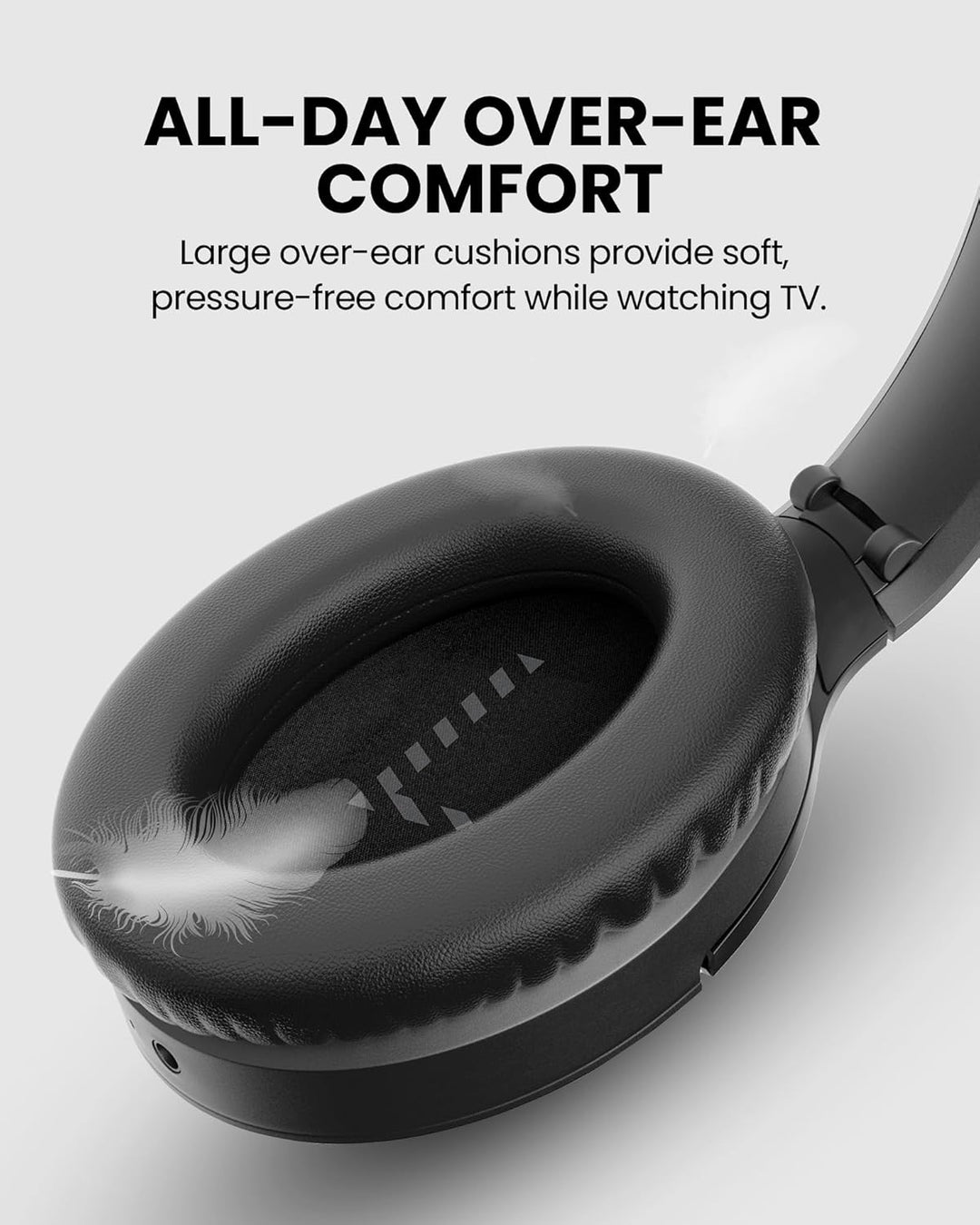 Avantree Duet Aura – Auracast Dual Wireless Kopfhörer für TV mit HDMI ARC, TV-Audiosystem für Senior