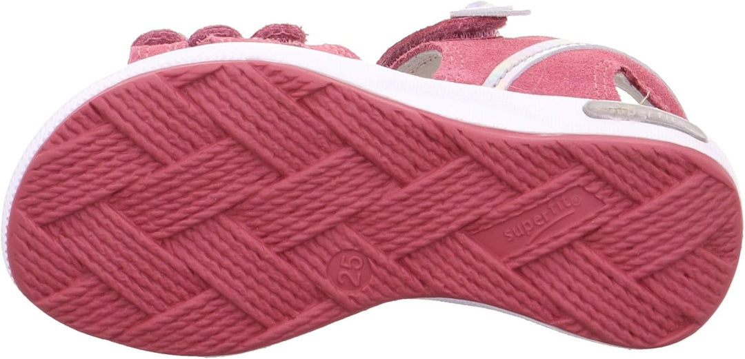 Superfit Mädchen Emily Sandalen 25 EU Pink Silber 5500, 25 EU Pink Silber 5500