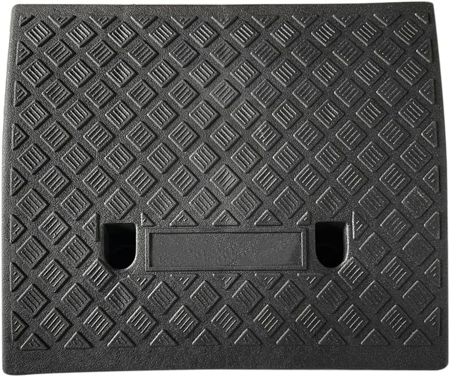 2 Stück Bordsteinrampen, Schwellenrampe 50x40x17cm Türschwellenrampe Rollstuhlrampe Tragbar Rampe Ro