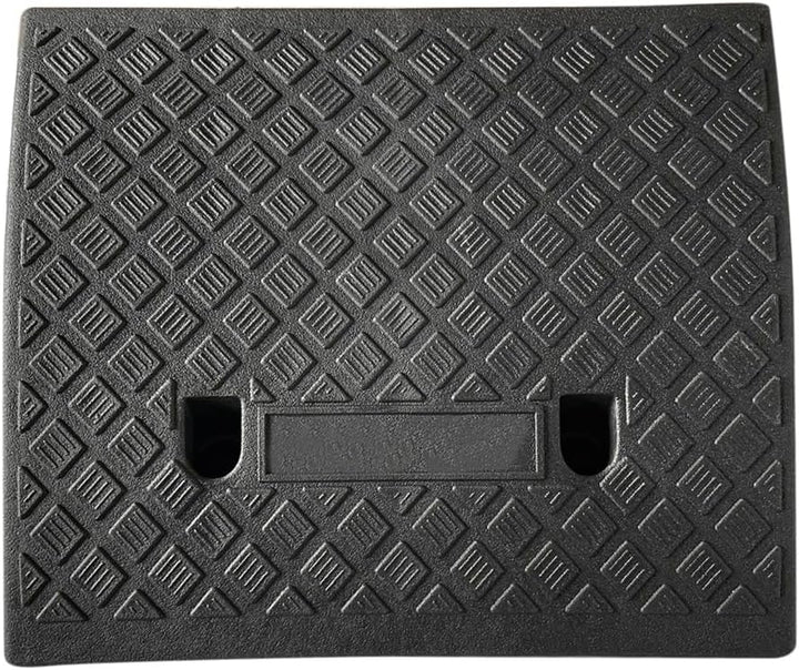 2 Stück Bordsteinrampen, Schwellenrampe 50x40x17cm Türschwellenrampe Rollstuhlrampe Tragbar Rampe Ro