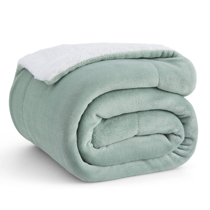 BEDSURE Kuscheldecke - Warm Sherpa Wolldecke & Sofadecke, Flauschig Sofaüberwurf Decke, Dicke Couchd