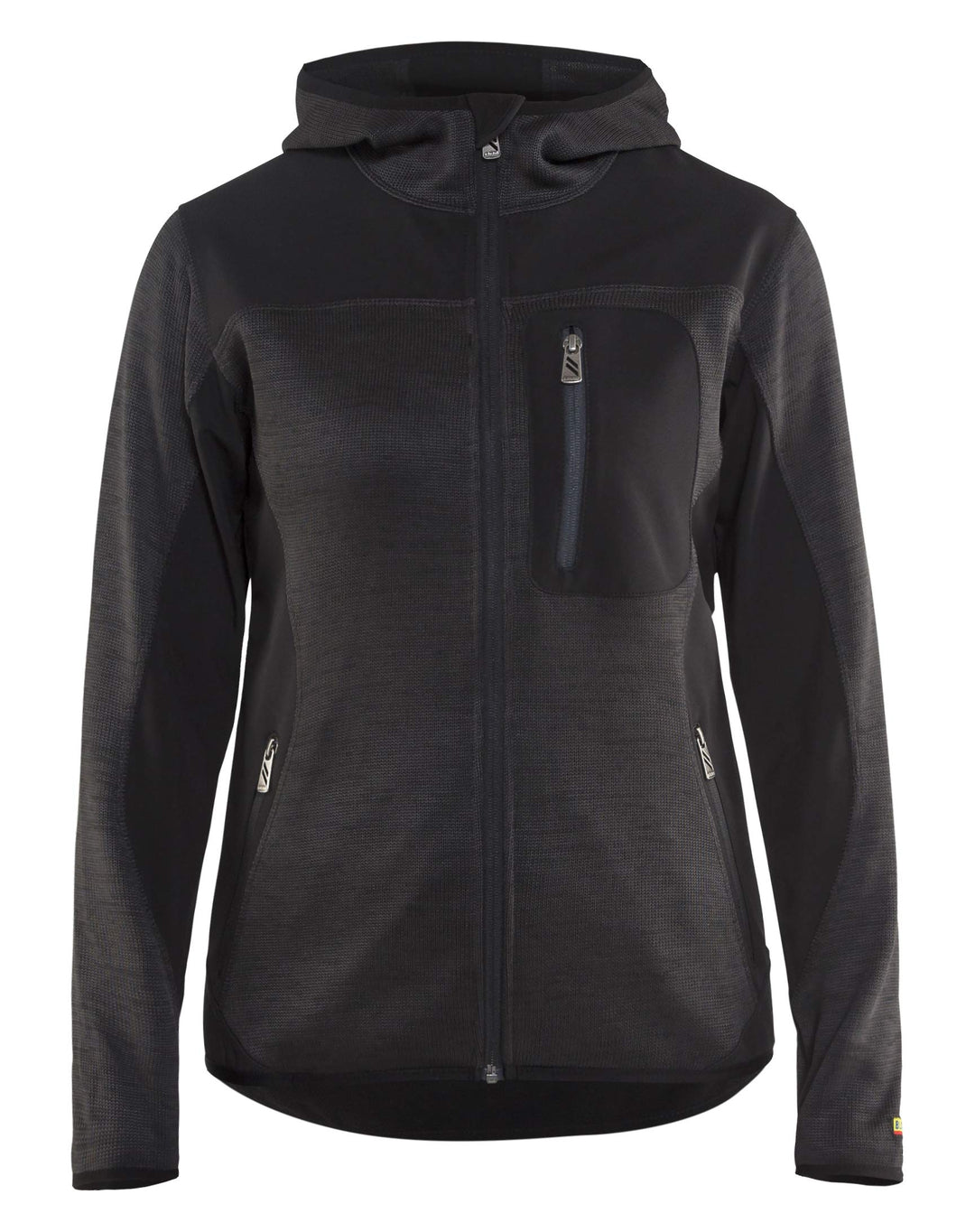 Blaklader 49312117 DAMEN-STRICKJACKE, Dunkelgrau / Schwarz, grootte M M Dunkelgrau/Schwarz, M Dunkel