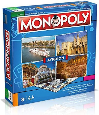 Winning Moves - Monopoly Avignon – Gesellschaftsspiel – Brettspiel – französische Version