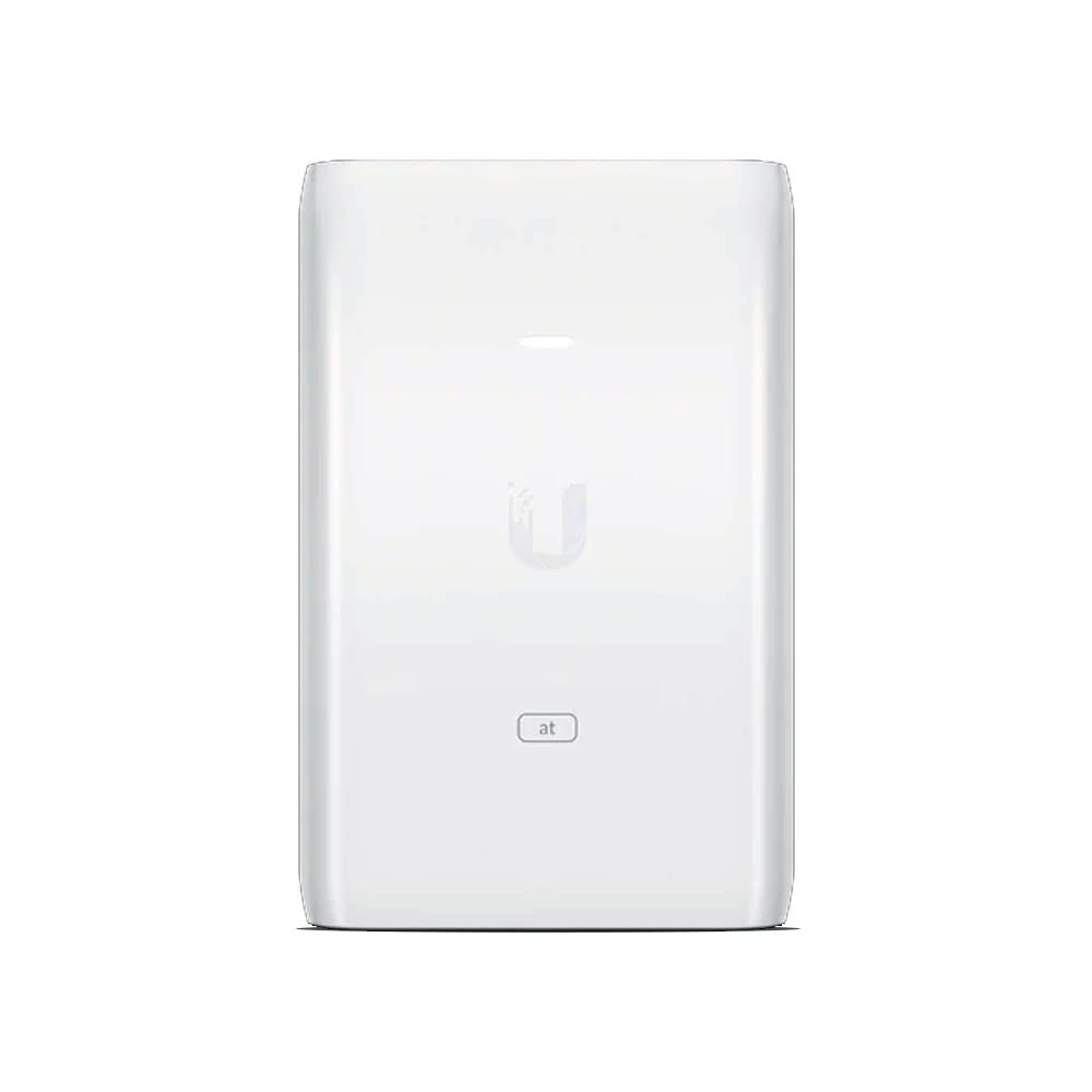Kompakter PoE+ Injektor, der 30 W Leistung für Ihre Ubiquiti-Zugangspunkte und Kameras liefert