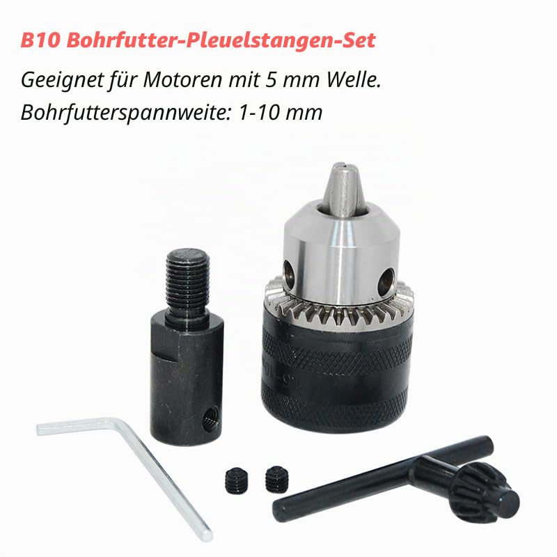 CHANCS DC-Motor 775 12V/24V Getriebemotor Mini-Tischsäge für Holzschneiden mit Mini-Elektro-Bohrfutt
