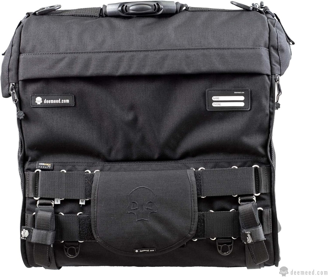 DEEMEED PETBAG Motorradtasche für Hunde und Katzen (11-15 kg), wasserdicht, tragbar, dreifach belüft